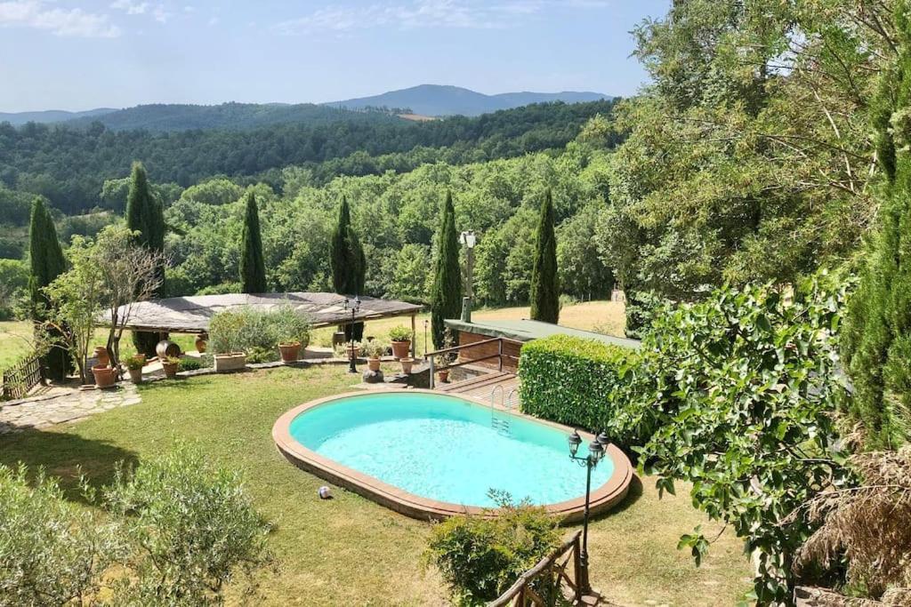 Luxury 1-Bedroom House With The Pool In Tuscany. Anghiari Exteriör bild