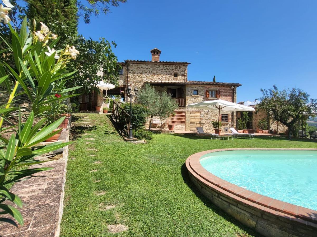 Luxury 1-Bedroom House With The Pool In Tuscany. Anghiari Exteriör bild