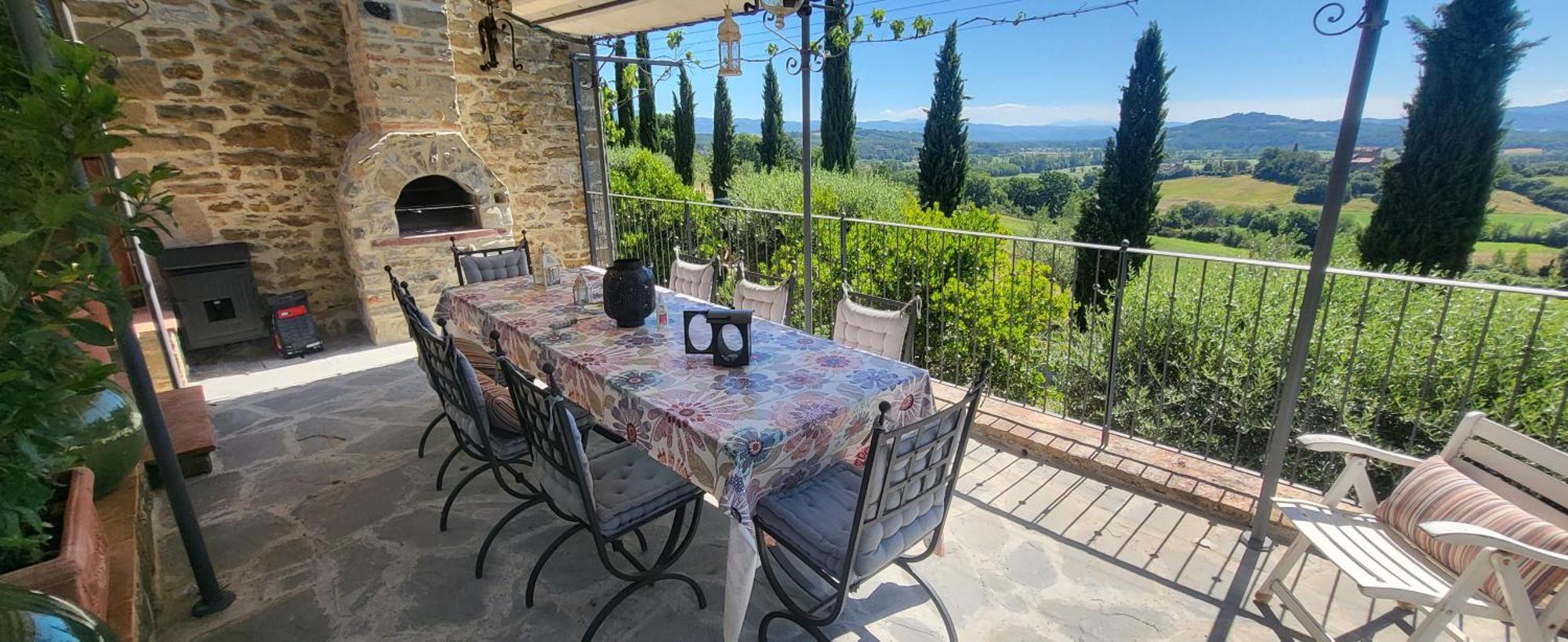 Luxury 1-Bedroom House With The Pool In Tuscany. Anghiari Exteriör bild